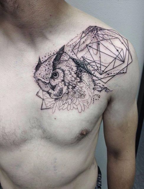 What is geometric tattoo?  60 inspirations that you will love