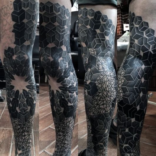 What is geometric tattoo?  60 inspirations that you will love