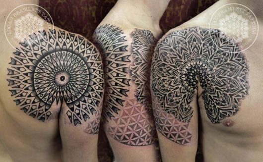 What is geometric tattoo?  60 inspirations that you will love