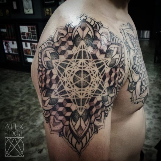 What is geometric tattoo?  60 inspirations that you will love