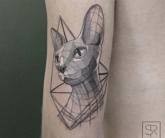 What is geometric tattoo?  60 inspirations that you will love