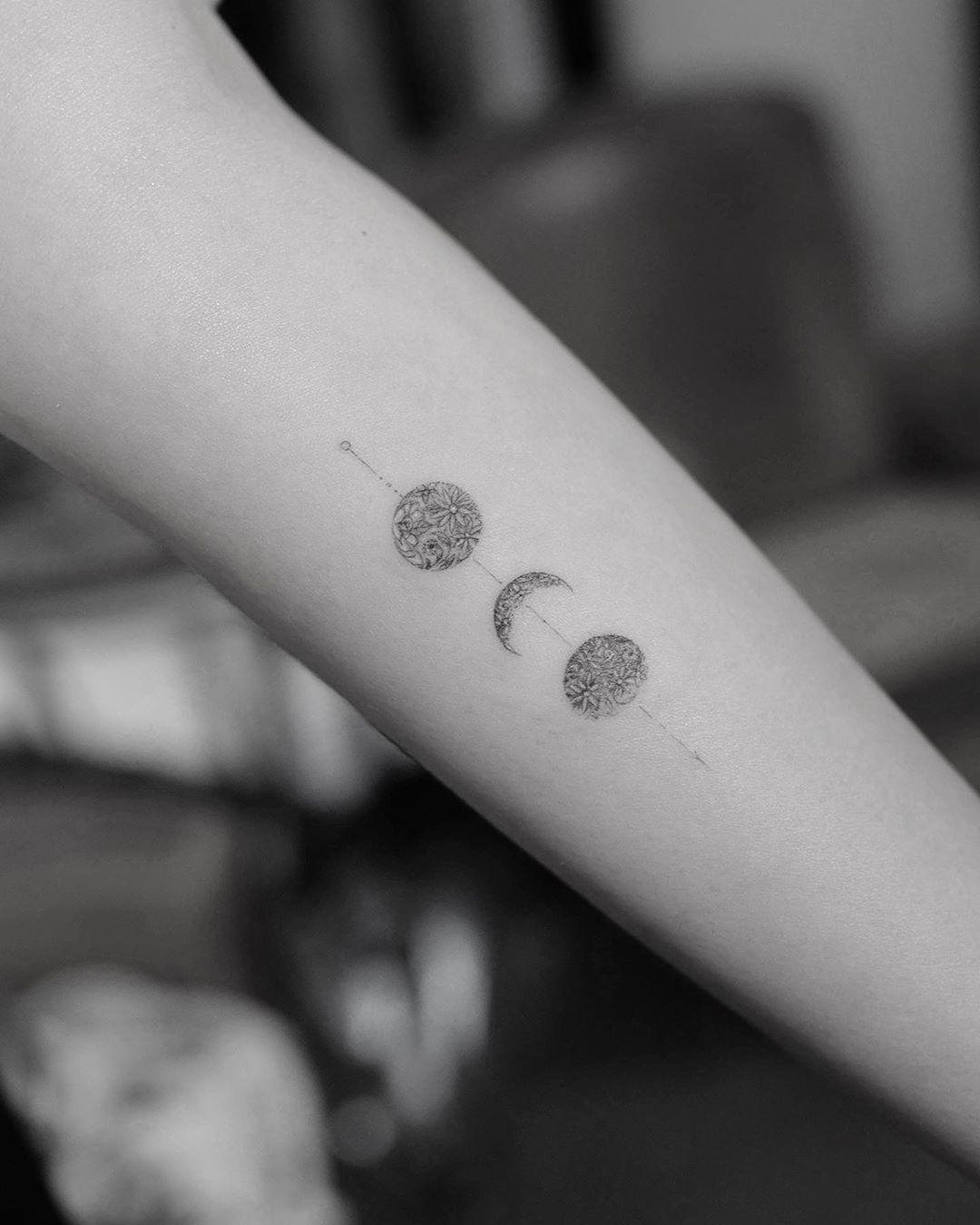 Pointillism tattoo: 70 delicate inspirations to inspire you