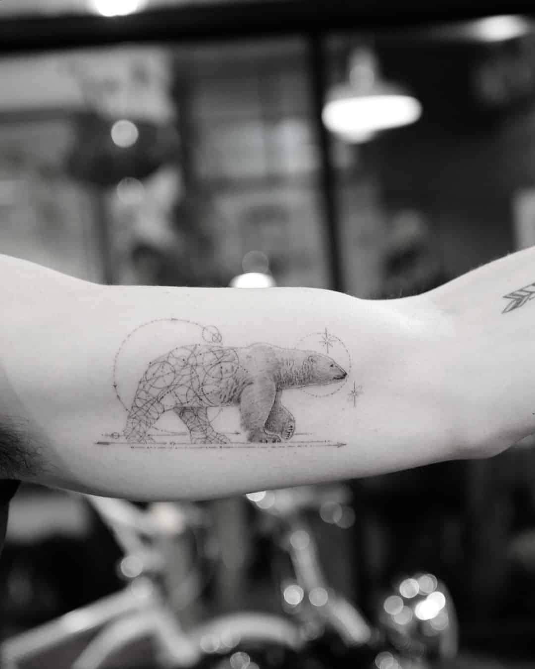 Pointillism tattoo: 70 delicate inspirations to inspire you