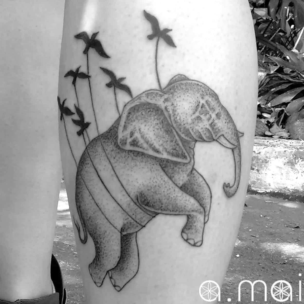 Pointillism tattoo: 70 delicate inspirations to inspire you