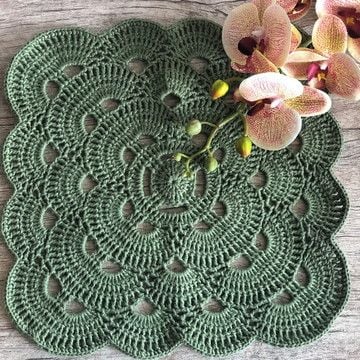 sous plat au crochet