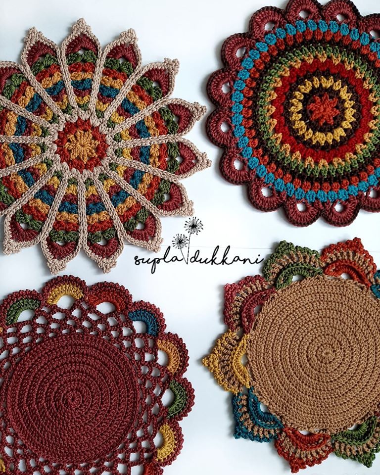 sous plat au crochet