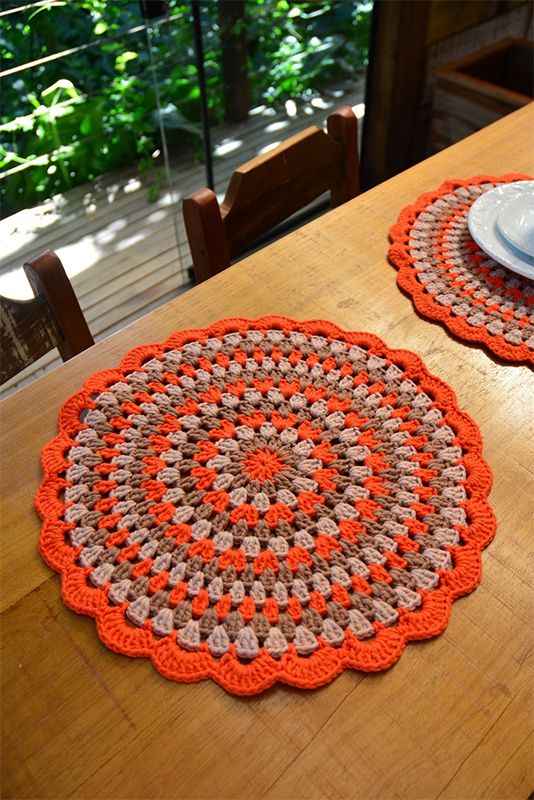 sous plat au crochet