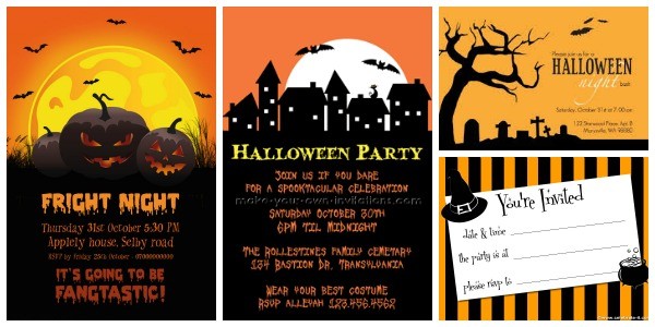 Halloween Party Invitations