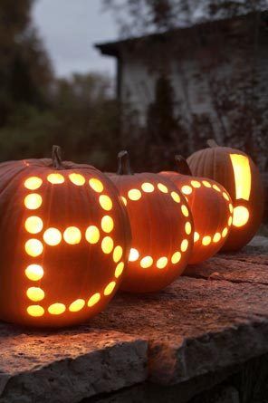 pumpkin boo for halloween party