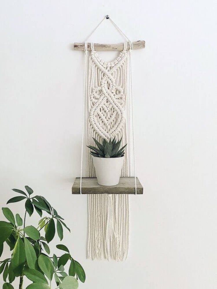 Macramé para planta.