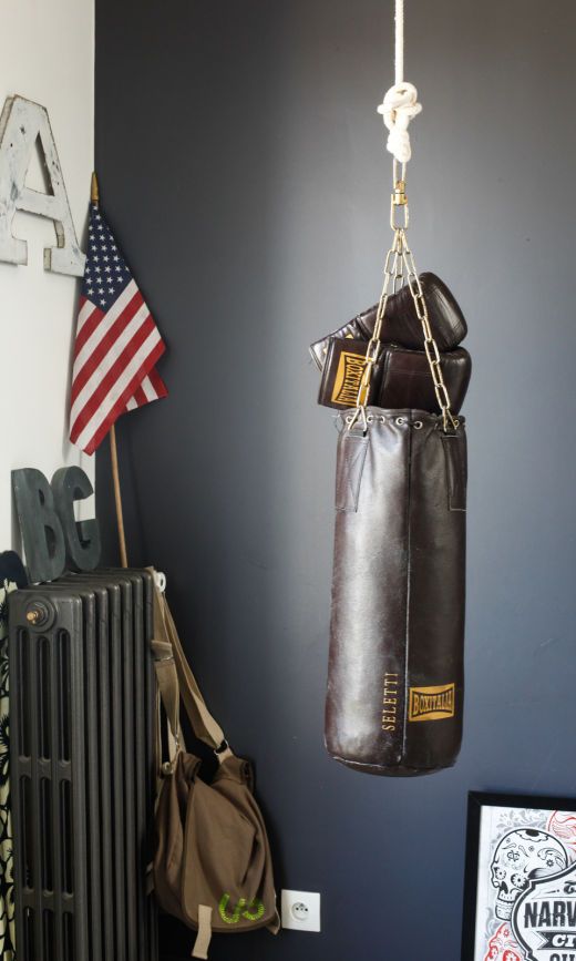 Punching bag.