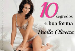 10 segredos da boa forma de Paolla Oliveira