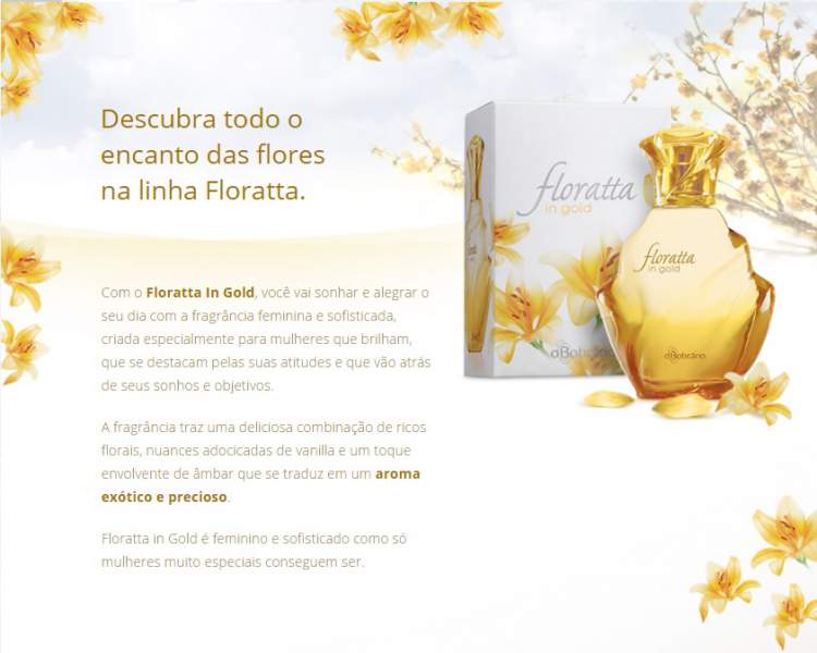 Floratta in Gold, O Boticário is one of the best perfumes for everyday life