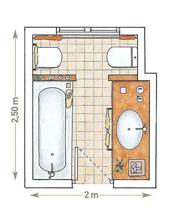 Double bathroom.