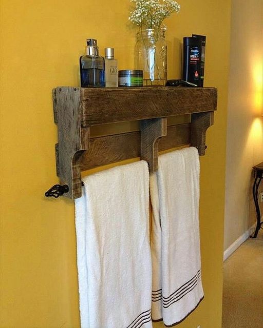 Reused pallet.