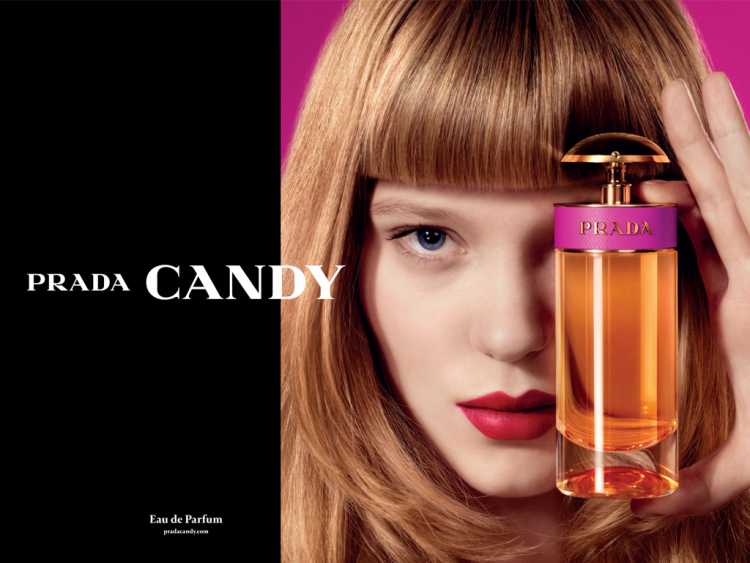 Described by specialists as "instantly seductive," Candy is a perfume with notes of caramel, musk, vanilla and benzoin.