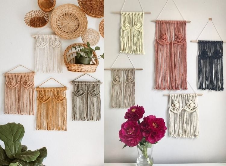 feminine decoration with macramé