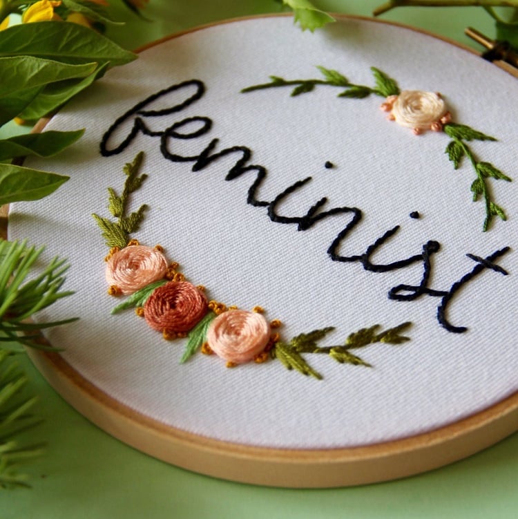 feminist embroidery for hoop