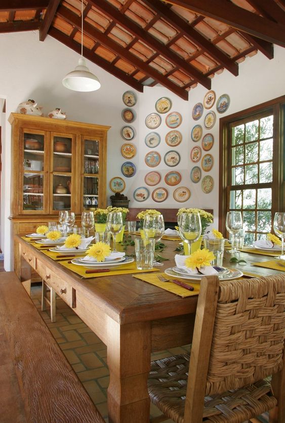 Kitchen with tile