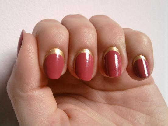 inverted francesinha is one of the models of decorated nails for evangelicals