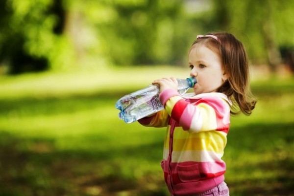 Drink lots of water for proper nutrition in the heat