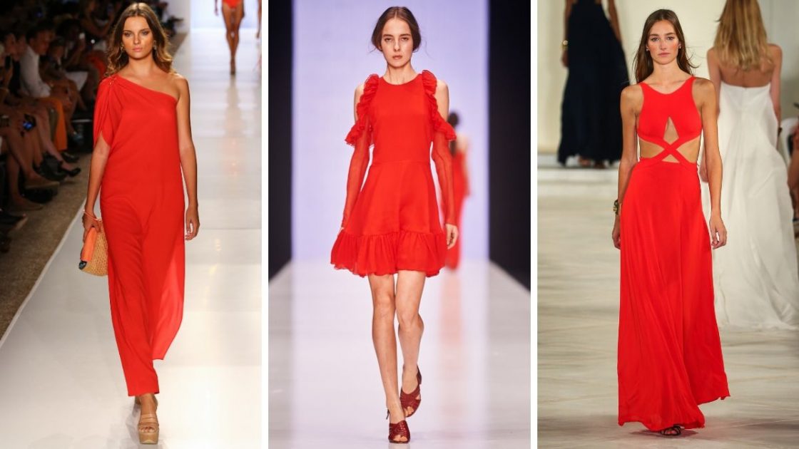 Red is one of the colors that will be trending this summer