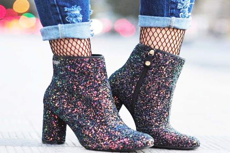 Glitter boot