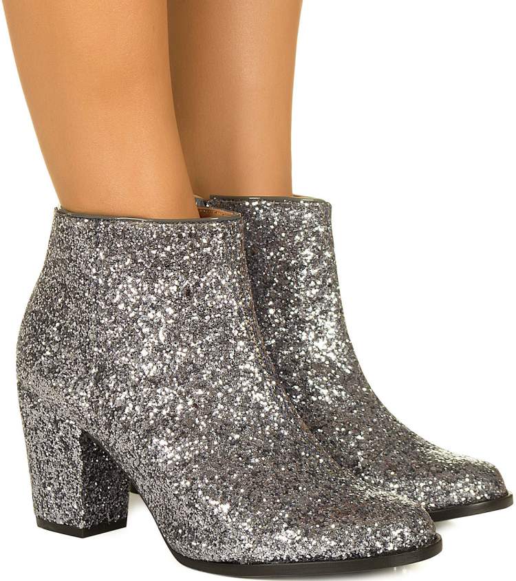 Glitter boots are a winter 2018 fashion bet