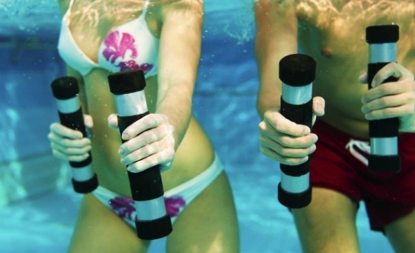 water aerobics image
