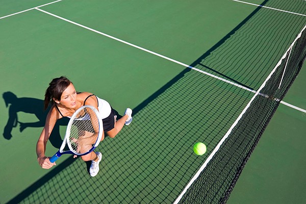 Playing tennis is good for women's health