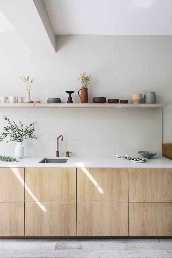 Shelf with crockery