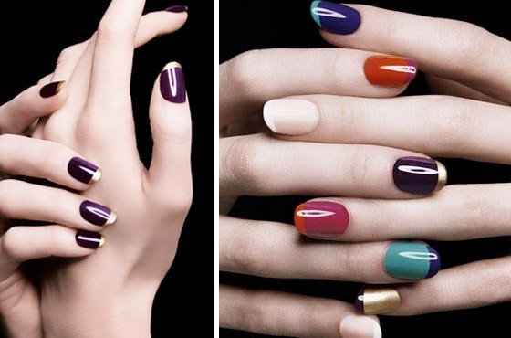 English girl among the winter 2014 nail trends