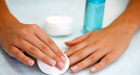 How to remove dark nail polish without leaving residue