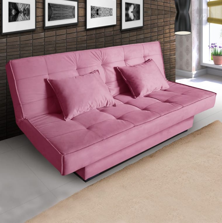 Pink sofa