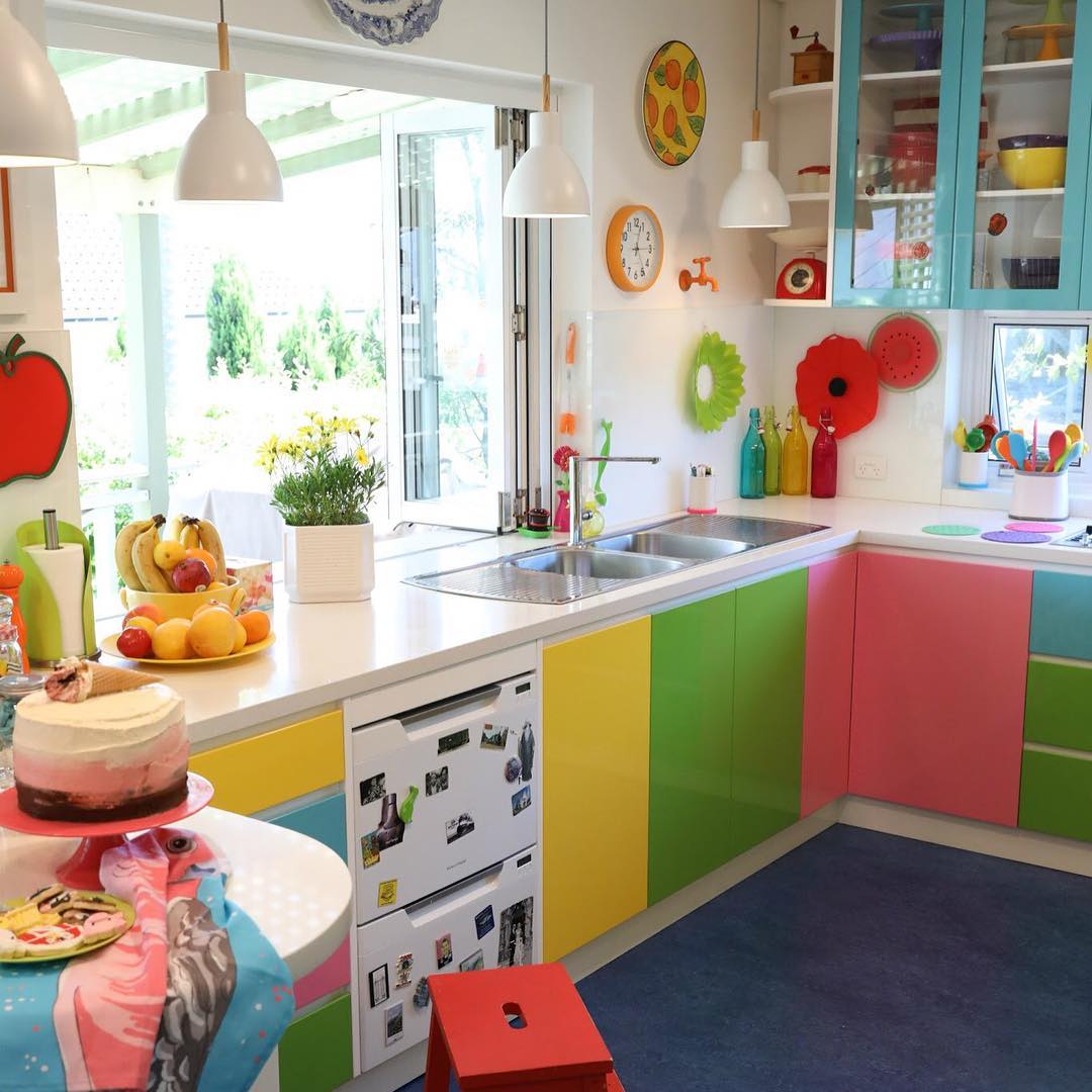 Colorful kitchen