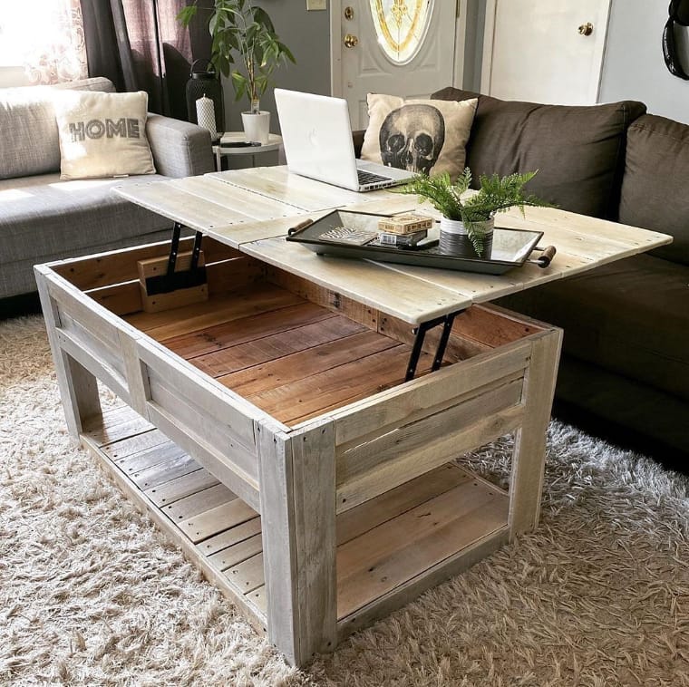 Pallet coffee table