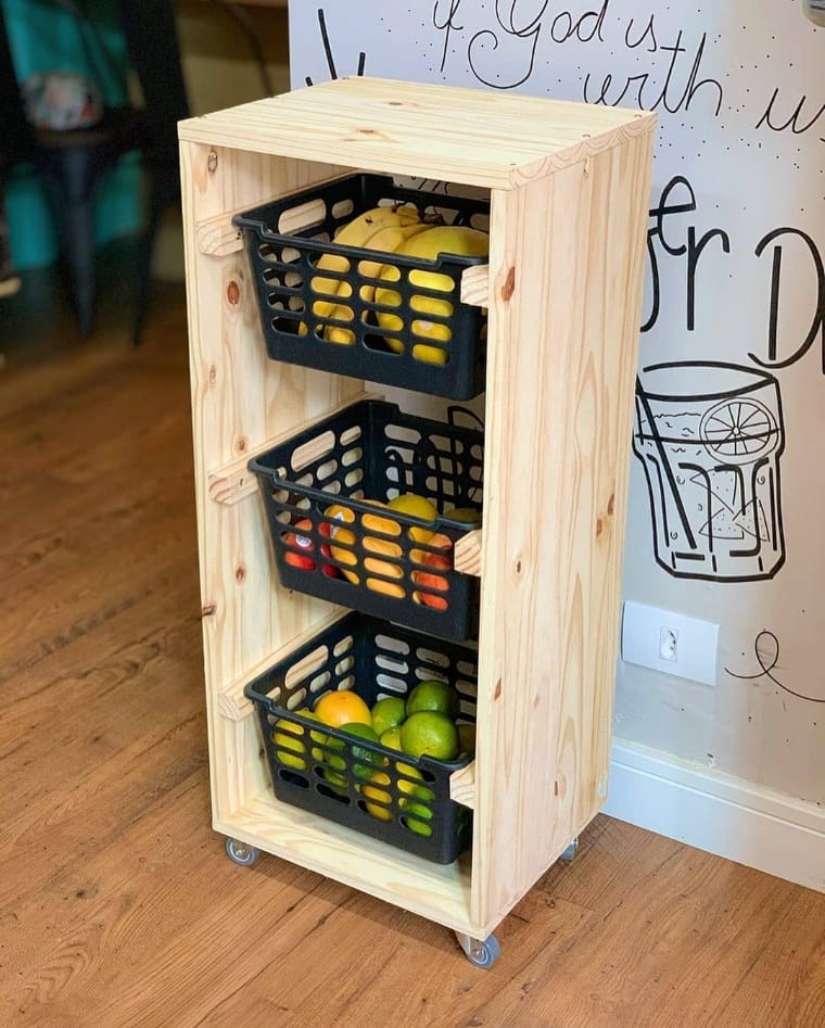 Pallet fruit bowl