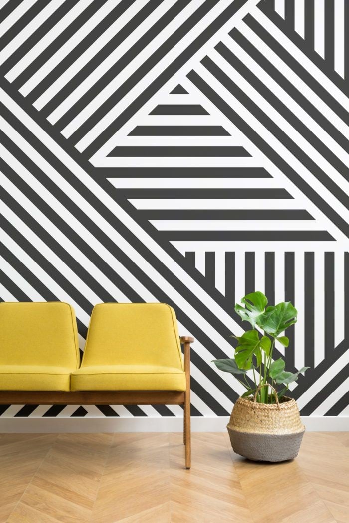 striped wall