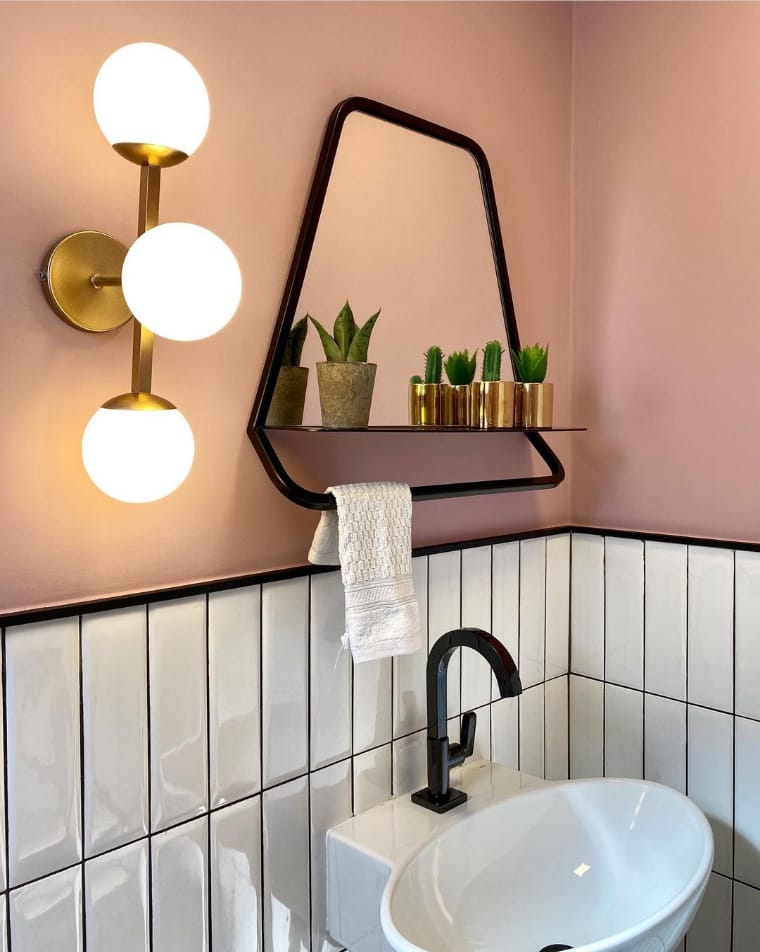 Pink bathroom