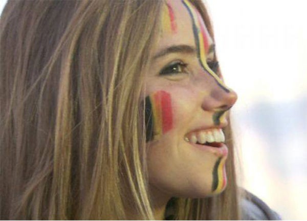 Belgian fan Axelle Despiegelaere, Loreal model, has already received a wedding invitation