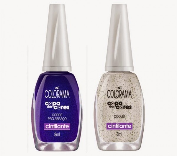 nail polishes from Colorama's Cintilante line