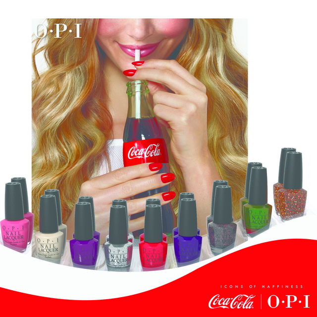 Coca-Cola lança coleção de esmaltes em parceria com a OPI