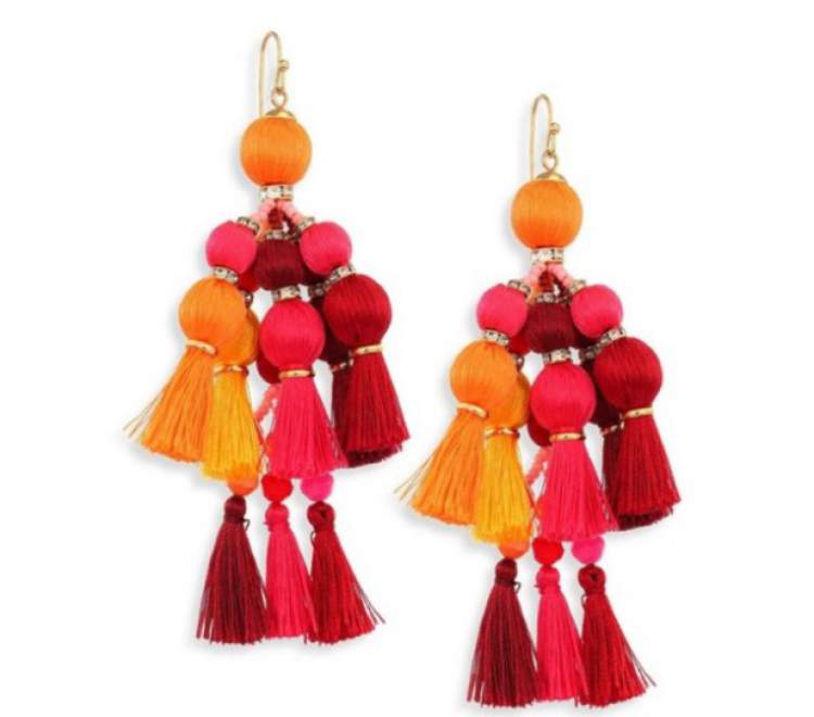 Máxi Tassel Earrings one of the accessory trends for 2018