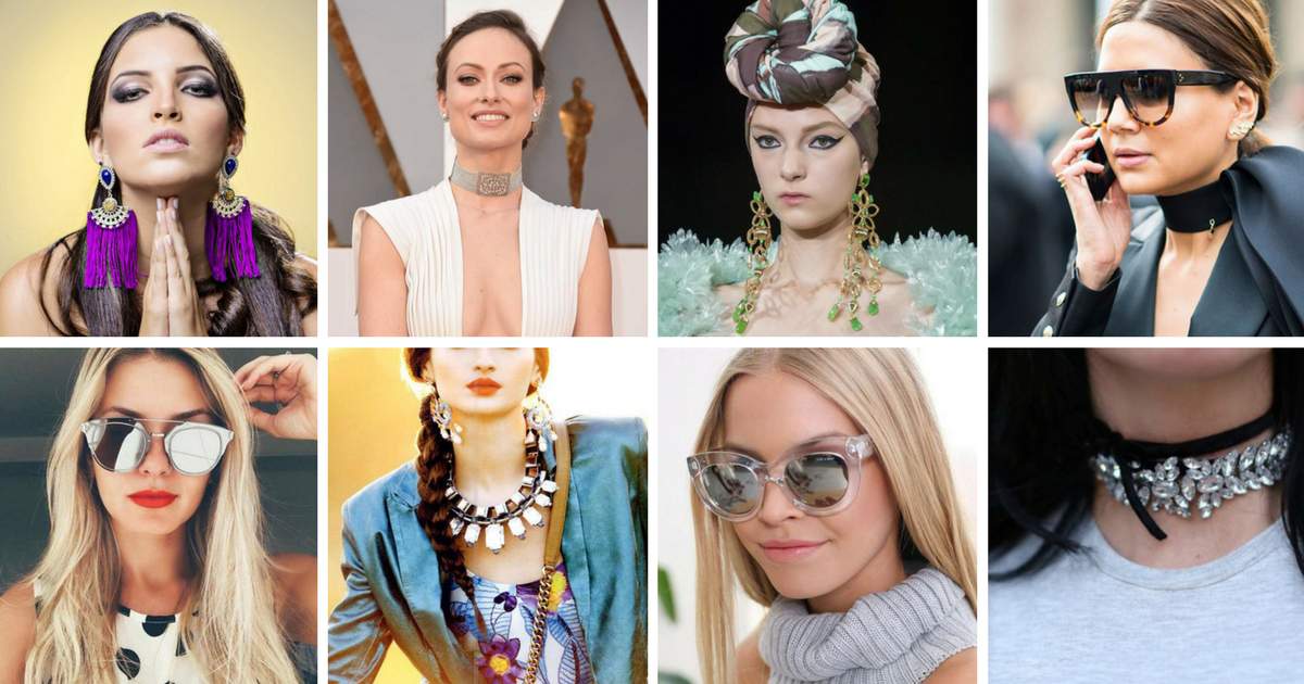 Accessory trends for 2018: bet on earrings, glasses and necklaces in maxi versions