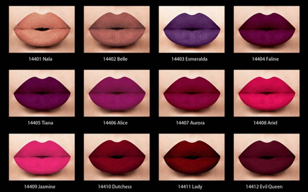 lipsticks inspired by Disney princesses