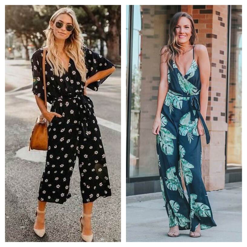 How to wear overalls?  Prints