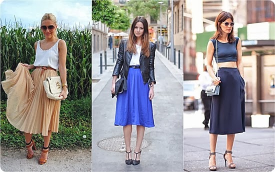 midi skirt models