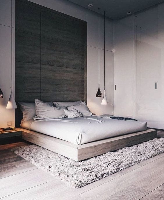 White double bedroom