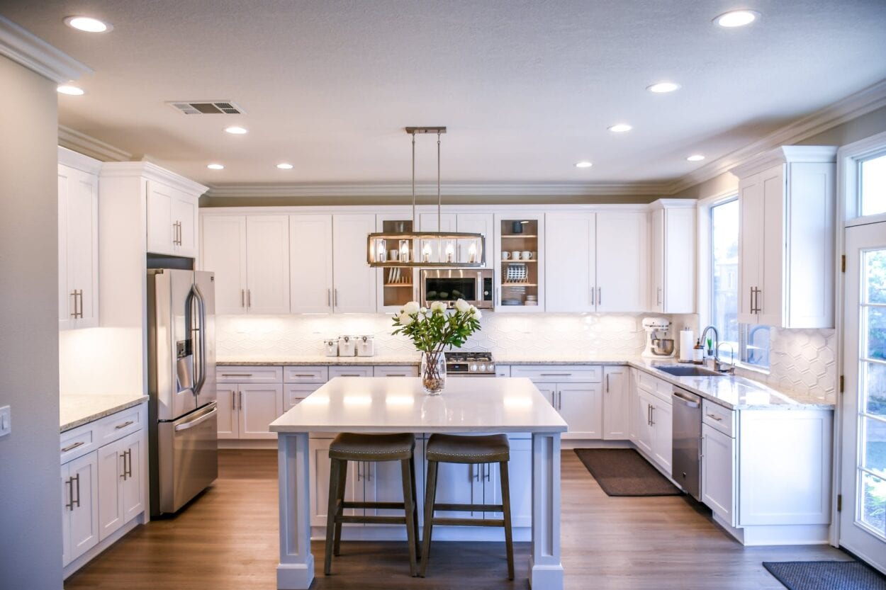 Kitchen after home renovation