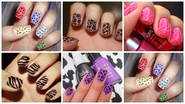 learn how to do animal print nails step by step